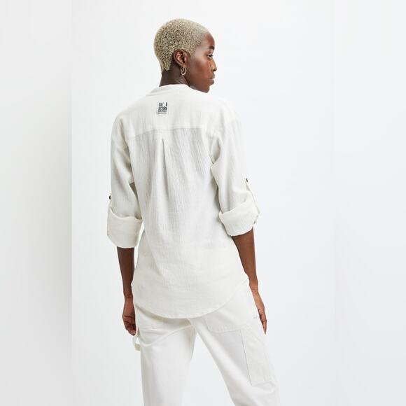 Oak & Acorn Seed Tunic - Selenite size small (b28.15) - Picture 2 of 12